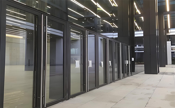 玉树玻璃地弹门